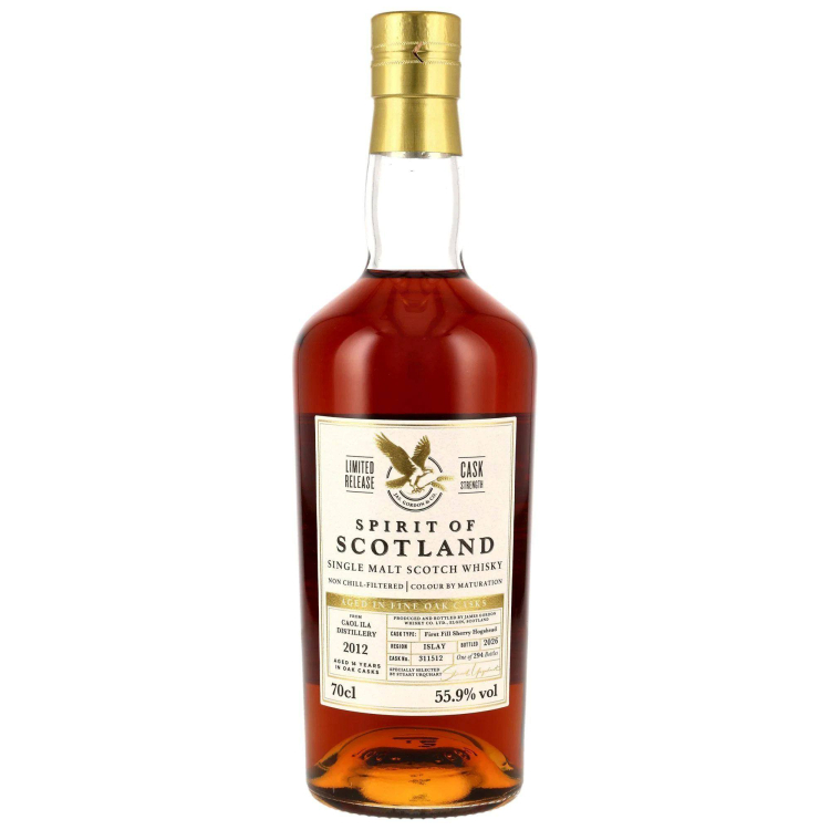 Caol Ila 2012/2026 - 14 Jahre - 1st Fill Sherry Hogshead - Gordon & MacPhail Spirit of Scotland